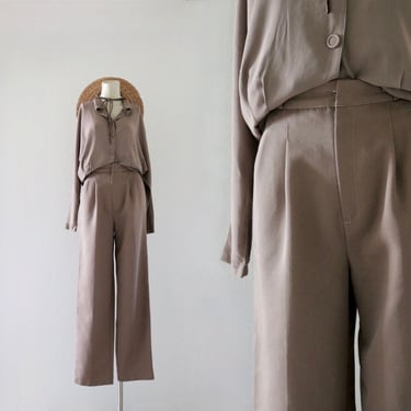 mocha high waist trousers - 27 