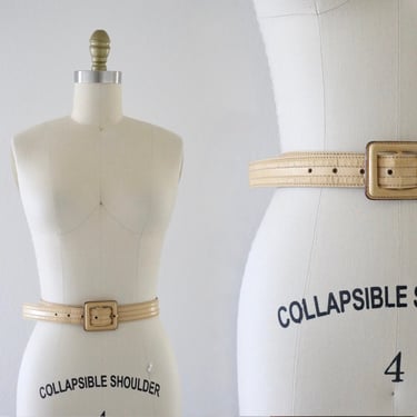 ck italy chamomile leather belt 27-31 