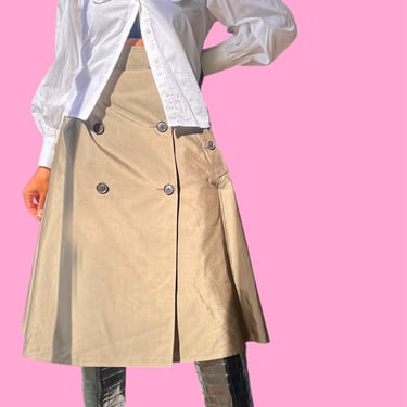 Midi Trench Skirt