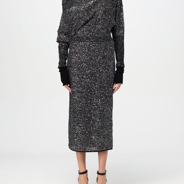 Max Mara Studio Dress Woman Silver