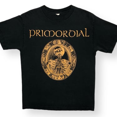 2011 Primordial “Redemption At The Puritan’s Hand” Heavy Metal Band Album Promo Double Sided Graphic T-Shirt Size Medium 