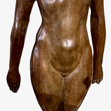 French Art Deco Bathing Nude Female Statue by | Art Deco Collection.com