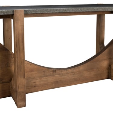 Gorgeous Stone Top Console Table by Terra Nova Furniture Los Angeles 
