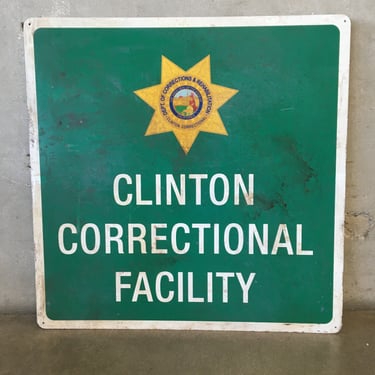 Clinton Correctional Facility Sign