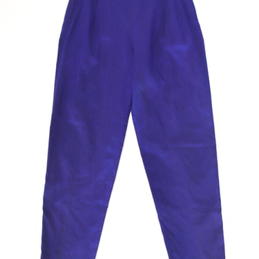 1990s Romeo Gigli Silk Iridescent Pants