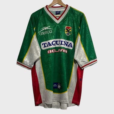 Vintage Bolivia Home Soccer Jersey L