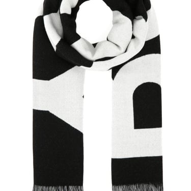 Burberry Unisex Two-Tone Wool Scarf