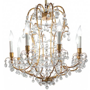 Lobmeyr Rare and Stunning Chandelier with Crystals 1959