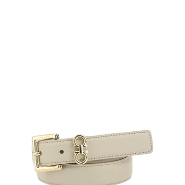 Ferragamo Women Double Hook Buckle Belt