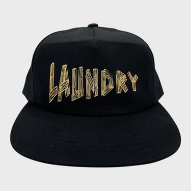 Laundry Board Mark Snapback Hat - Black