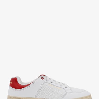 Saint Laurent Men Perforated Leather Sneakers