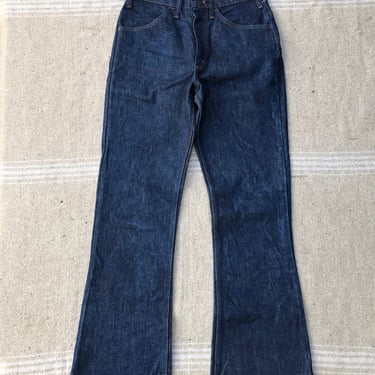 1970s One Wash Unbranded Boot Cut Jeans 30 