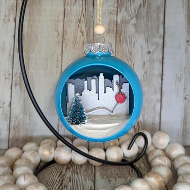 Handmade Minneapolis Diorama Ornament 