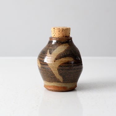 vintage studio pottery jar 