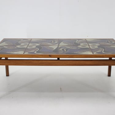 1960s  Palisander Tiles Coffee Table, Denmark / Vintage Coffee Table / Mid-Century Modern 