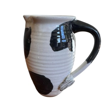 Studio Pottery Vintage Ceramic Pitcher Vase 