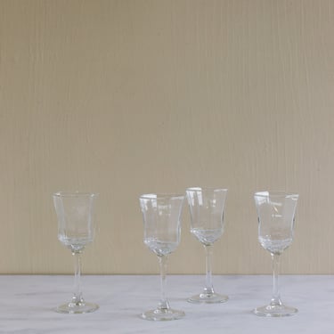 vintage French aperitif glasses, set of 4