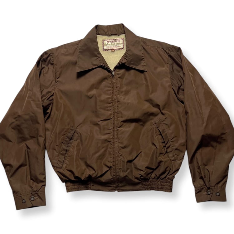 1960-70s USA製 McGREGOR Anti-Freeze ジャケット 古着 60s USA製 McGREGOR 「Nylon Anti-Freeze」 防寒 ナイロン