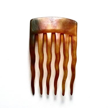 Antique Victorian Steer Horn Comb 