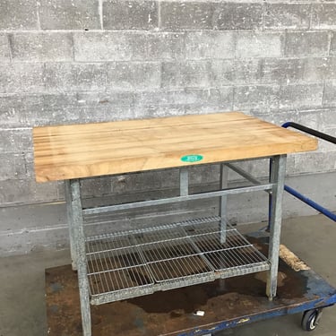 ATCO Butcher Block Table (Seattle)