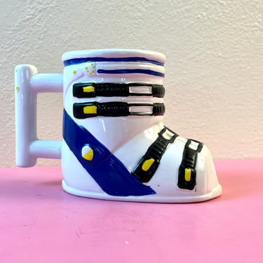 Vintage Astronaut Boot Ceramic Mug 