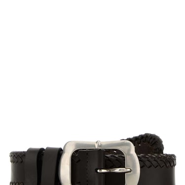 Prada Women Brown Leather Belt