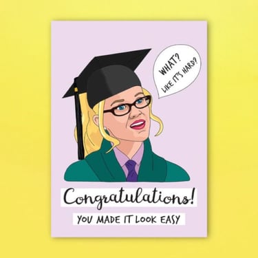 Congratulations Legally Blonde Greeting Card