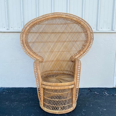 Vintage Peacock Chair - Large Adult Size 61