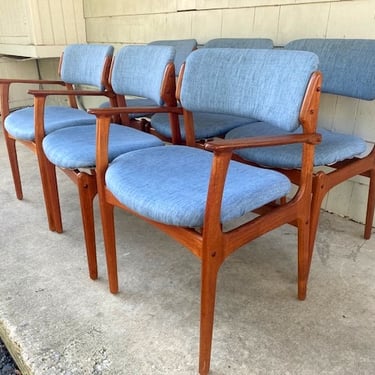 Set of 6 Erik Buch Dining Chairs