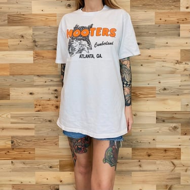 90's Vintage Hooters Atlanta Georgia More Than A Mouthful Tee Shirt 