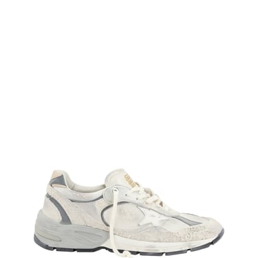 Golden Goose Men Running Dad Net And Suede Upper Leather