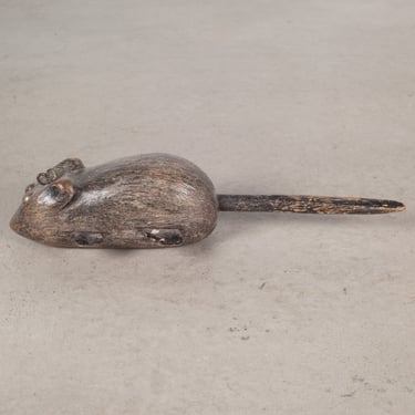 Mid-19th c. Wooden Rat Ice Fishing Lure c.1850