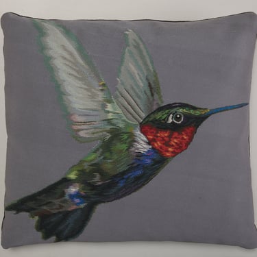 ALEXANDER MCQUEEN AUBUSSON HUMMINGBIRD PILLOW(S), XL