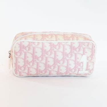 Christian Dior Y2K Pink Girly Pochette Bag Wallet 1 Trotter Vintage John Galliano Bag Clutch White Romantique 