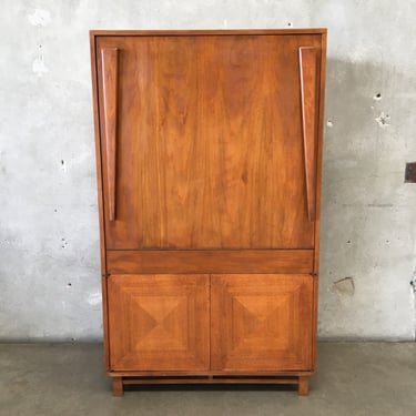 1960's Vintage Mid Century Bar Cabinet by John Keal for Brown Saltman