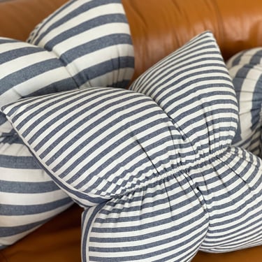 Linen Striped Double Sided Pillow Two