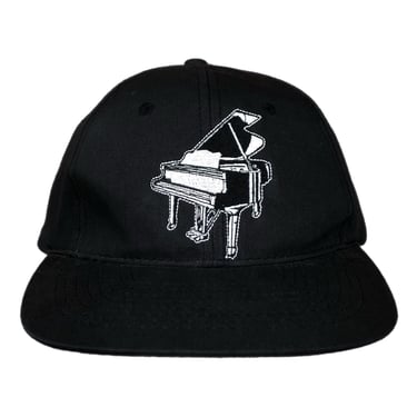 Vintage 1997 Albert Elovitz Grand Piano Embroidered SnapBack Hat Cap 