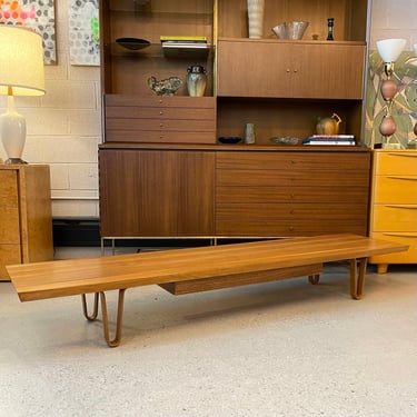 Mid-Century Modern &quot;Long John&quot; Coffee Table By Edward Wormley For Dunbar
