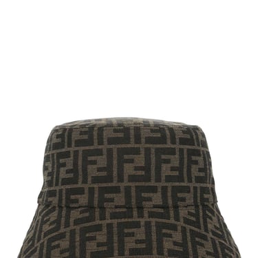 Fendi Men Embroidered Polyester Blend Bucket Hat