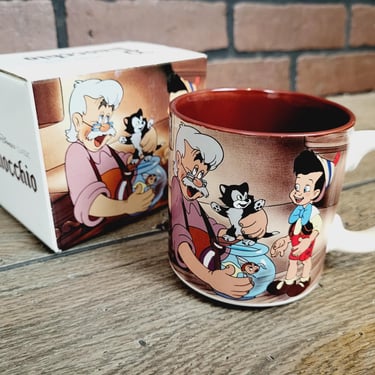 Vintage Walt Disney Pinocchio  Ceramic Coffee Mug 