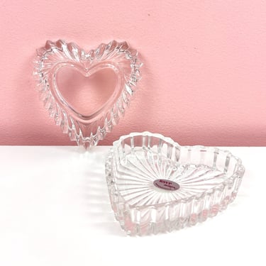 Heart Shaped Glass Dish with Lid by RSVP Designs 