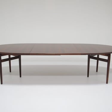 Vintage Rosewood Extending 10 Seater Dining Table ‘Model 212’ by Arne Vodder, 1960s.