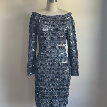 1990’s | Vintage Novespazio | Metallic Ribbon Dress 