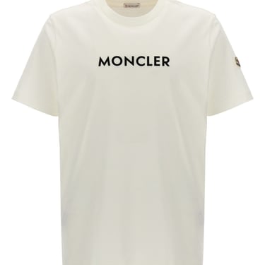 Moncler Men Rubberized Logo T-Shirt