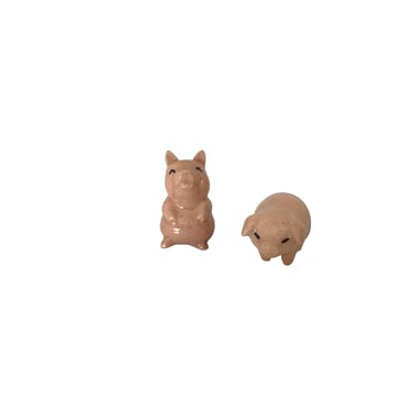 Mini Ceramic Pigs- Lot of 2 
