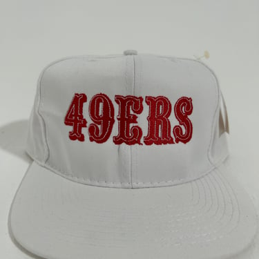 Vintage San Francisco 49ers White Snapback Hat