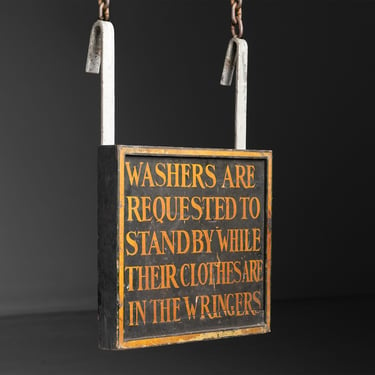 Tenement Washers Sign