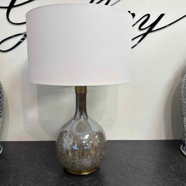 'Rhine' Seeded Glass Table Lamp