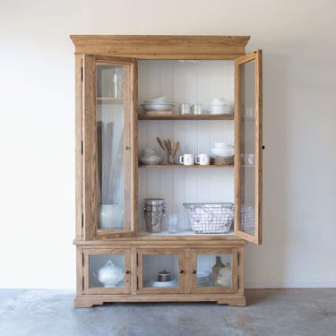 Reclaimed Wood China Closet | Floor Sample