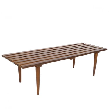 1960s Slat Coffee Table / Bench